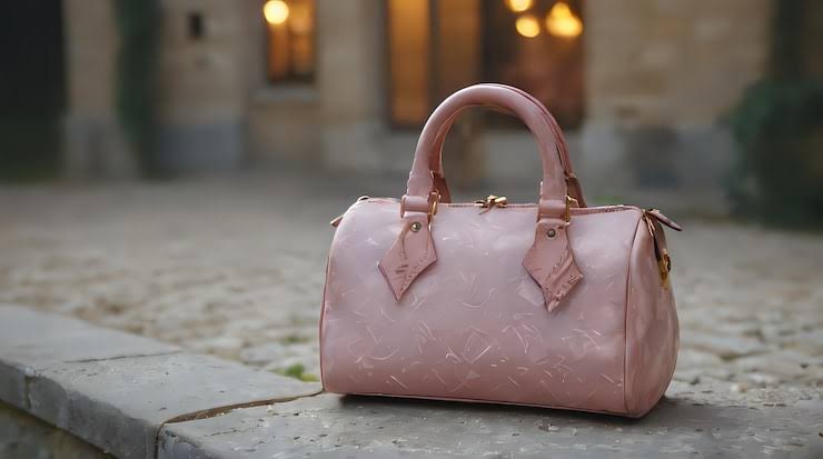 Selection of luxury brand handbags including LV Speedy and Coach Tabby